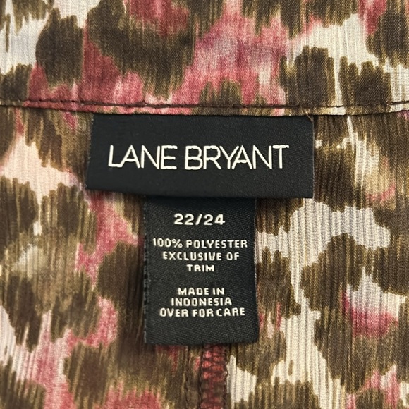 Lane Bryant Leopard Gold Sequin V-Neck Sheer Summer Beach Cover Up Size 22/24 - Picture 5 of 5